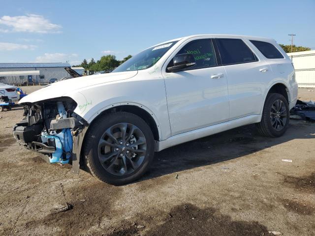 1C4RDJDG0NC212458 - 2022 DODGE DURANGO GT WHITE photo 1