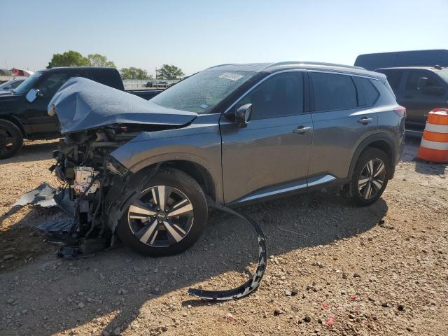 5N1AT3CA5MC703613 - 2021 NISSAN ROGUE SL GRAY photo 1