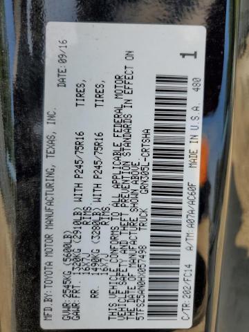 5TFSZ5AN0HX057498 - 2017 TOYOTA TACOMA ACCESS CAB შავი ფოტო 12