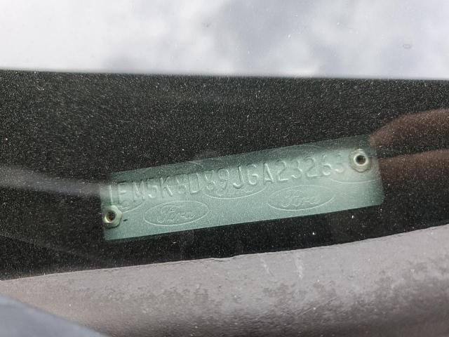 1FM5K8D89JGA23263 - 2018 FORD EXPLORER XLT رمادي صورة 13