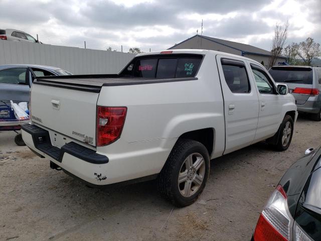 5FPYK16559B109484 - 2009 HONDA RIDGELINE RTL WHITE photo 3