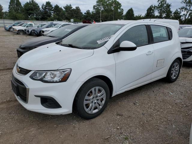 1G1JG6SBXK4134312 - 2019 CHEVROLET SONIC WHITE photo 1