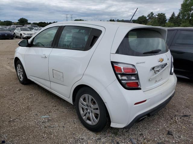 1G1JG6SBXK4134312 - 2019 CHEVROLET SONIC WHITE photo 2