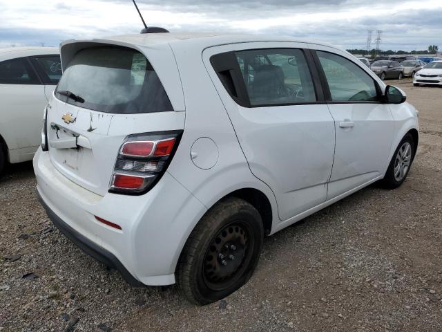 1G1JG6SBXK4134312 - 2019 CHEVROLET SONIC WHITE photo 3