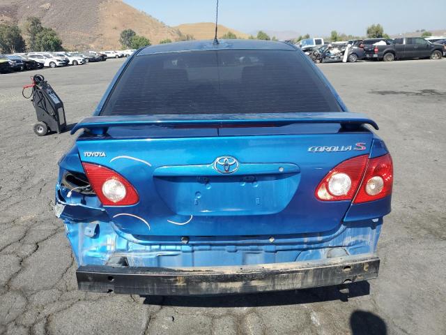 2T1BR30E47C804524 - 2007 TOYOTA COROLLA CE BLUE photo 6