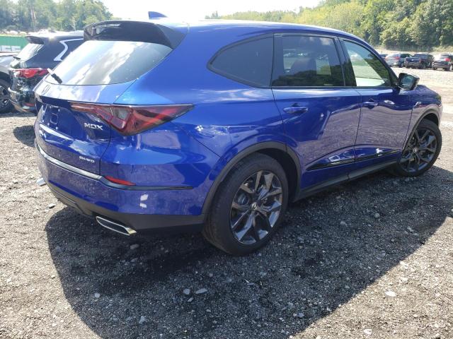 5J8YE1H02PL014488 - 2023 ACURA MDX A-SPEC BLUE photo 3