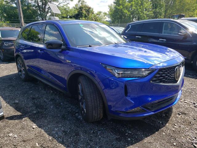 5J8YE1H02PL014488 - 2023 ACURA MDX A-SPEC BLUE photo 4