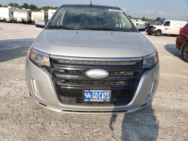 2FMDK4AK6EBB36878 - 2014 FORD EDGE SPORT SILVER photo 5