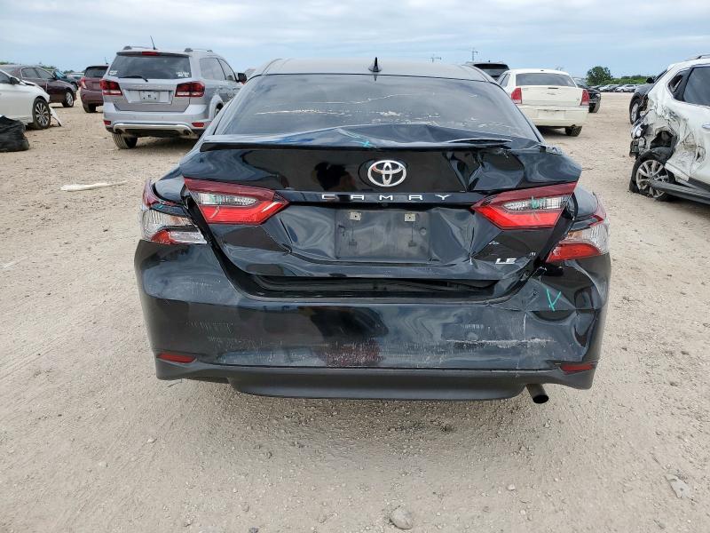 4T1C11AK7RU247601 - 2024 TOYOTA CAMRY LE BLACK photo 6