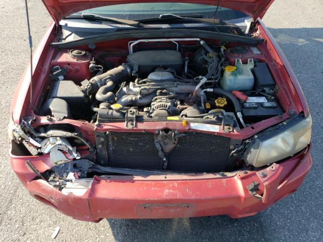 JF1SG65695H711988 - 2005 SUBARU FORESTER 2.5XS წითელი ფოტო 12