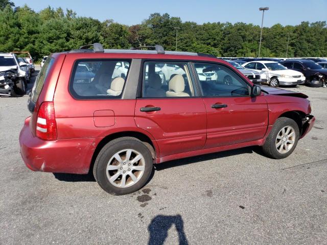 JF1SG65695H711988 - 2005 SUBARU FORESTER 2.5XS წითელი ფოტო 3