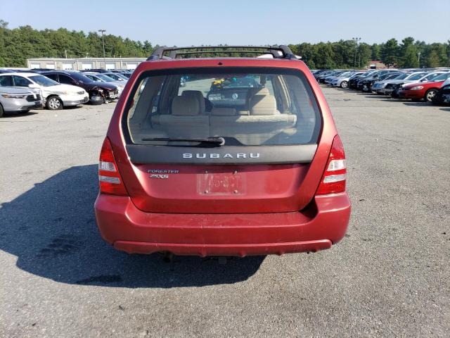 JF1SG65695H711988 - 2005 SUBARU FORESTER 2.5XS წითელი ფოტო 6