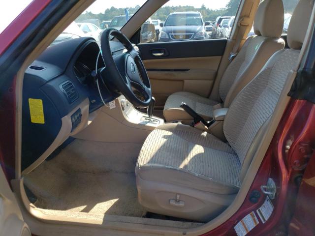 JF1SG65695H711988 - 2005 SUBARU FORESTER 2.5XS წითელი ფოტო 7