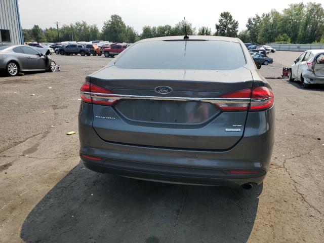 3FA6P0HD5HR356183 - 2017 FORD FUSION SE GRAY photo 6