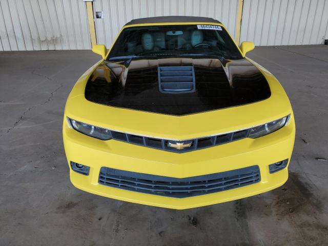 2G1FK3DJ6F9216371 - 2015 CHEVROLET CAMARO 2SS YELLOW photo 5