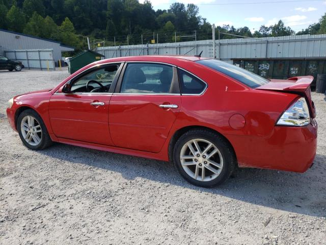 2G1WC5E37D1210258 - 2013 CHEVROLET IMPALA LTZ RED photo 2