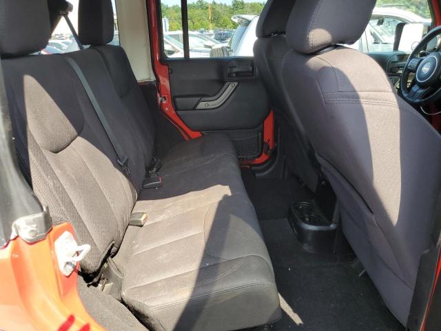 1C4BJWDG0EL133959 - 2014 JEEP WRANGLER U SPORT RED photo 11