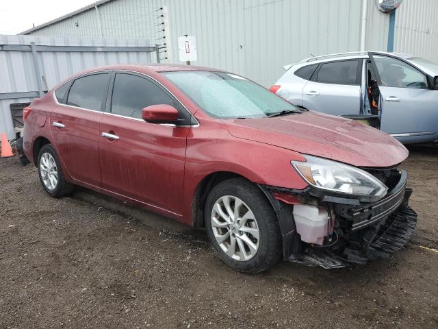 3N1AB7AP5JY310612 - 2018 NISSAN SENTRA S RED photo 8
