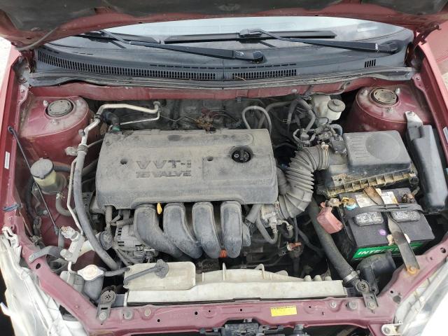 1NXBR32E47Z858269 - 2007 TOYOTA COROLLA CE წითელი ფოტო 11