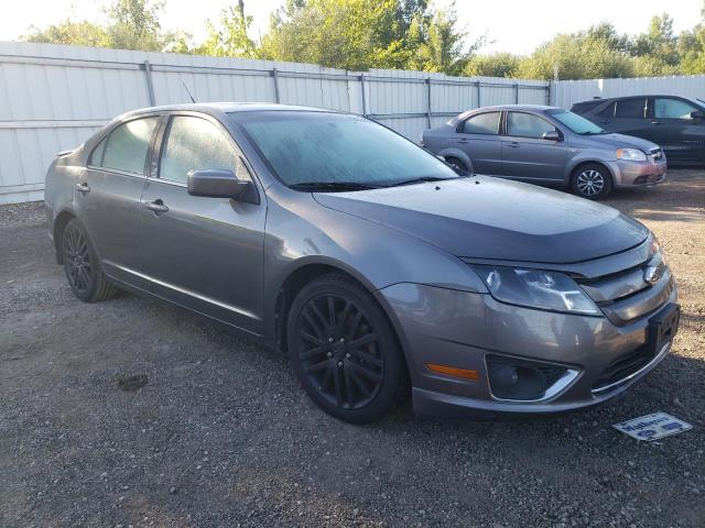 3FAHP0HG1AR201851 - 2010 FORD FUSION SE GRAY photo 4