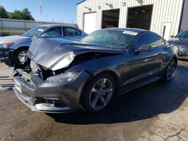 1FA6P8AM3F5402487 - 2015 FORD MUSTANG GRAY photo 1