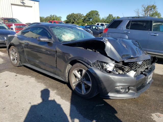 1FA6P8AM3F5402487 - 2015 FORD MUSTANG GRAY photo 4