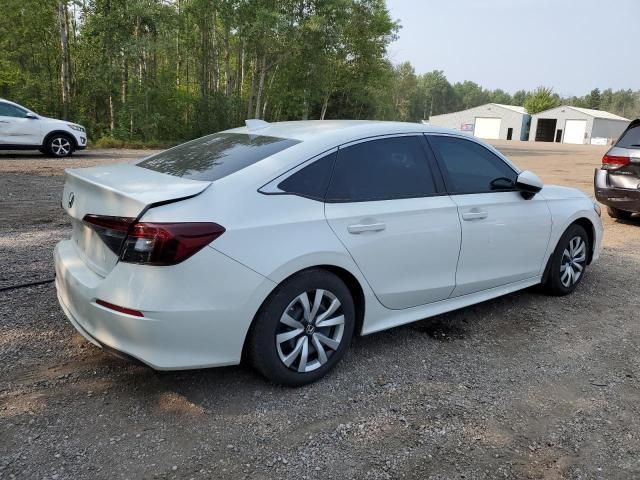 2HGFE2F22SH107325 - 2025 HONDA CIVIC LX WHITE photo 3