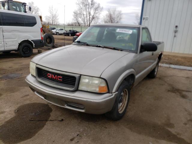 1GTCS145528183998 - 2002 GMC SONOMA SILVER photo 2