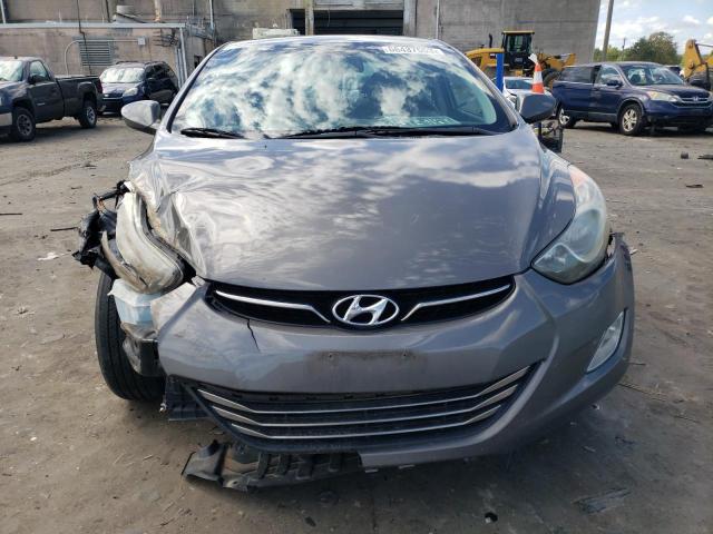 5NPDH4AE2CH069663 - 2012 HYUNDAI ELANTRA GLS GRAY photo 5