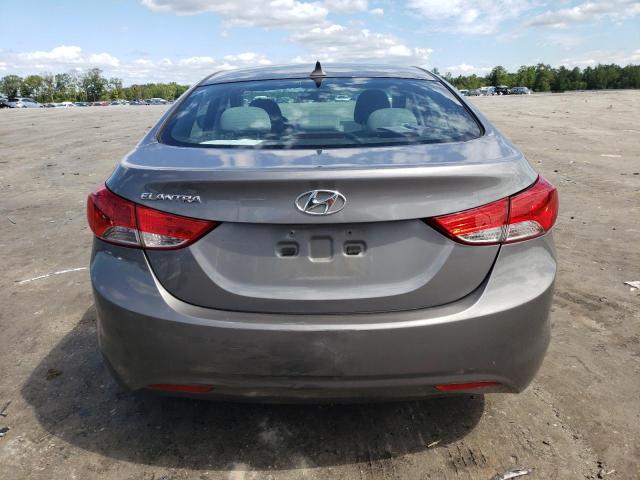 5NPDH4AE2CH069663 - 2012 HYUNDAI ELANTRA GLS GRAY photo 6