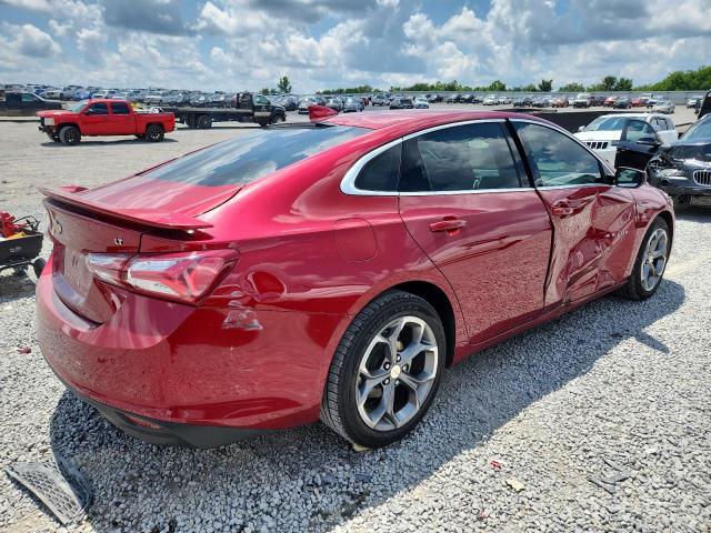 1G1ZD5ST9NF103639 - 2022 CHEVROLET MALIBU LT أحمر صورة 3