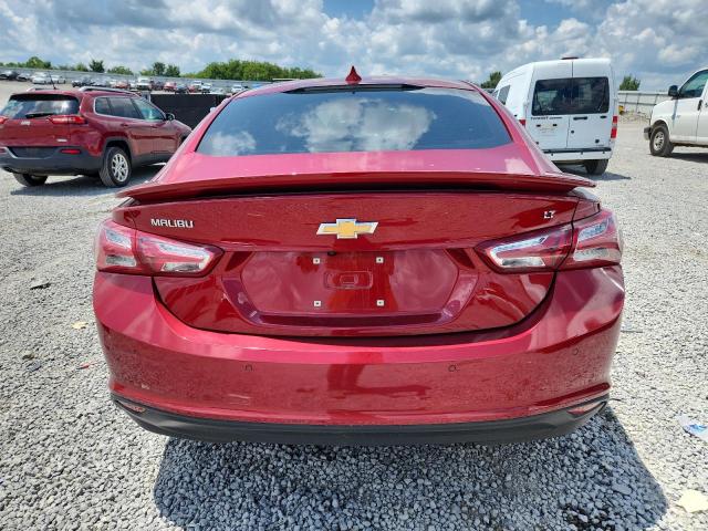 1G1ZD5ST9NF103639 - 2022 CHEVROLET MALIBU LT أحمر صورة 6