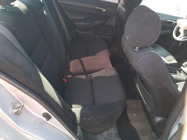 2HGFA16639H028295 - 2009 HONDA CIVIC LX-S SILVER photo 10