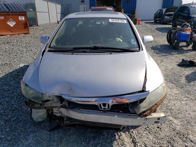 2HGFA16639H028295 - 2009 HONDA CIVIC LX-S SILVER photo 5