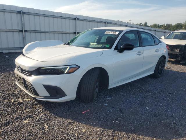 2HGFE2F57NH580457 - 2022 HONDA CIVIC SPORT WHITE photo 1