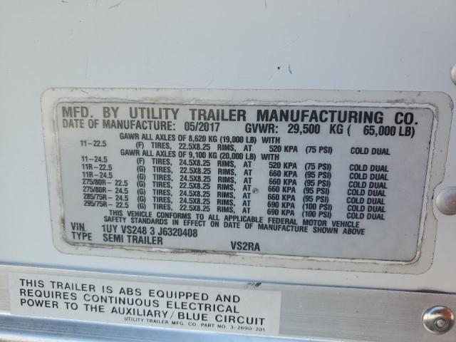 1UYVS2483J6320408 - 2018 UTILITY VS2RA TWO TONE photo 10