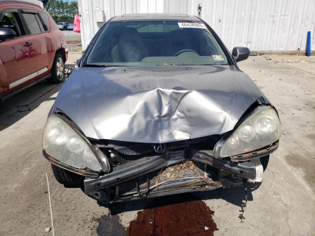 JH4DC54855S008742 - 2005 ACURA 1.6EL SE GRAY photo 5