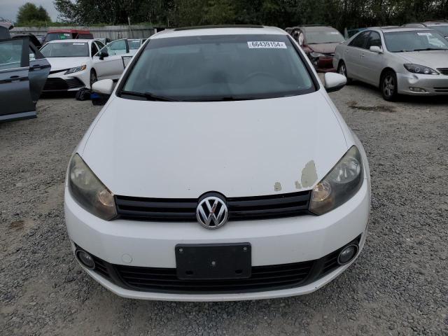 WVWDM7AJ6CW303582 - 2012 VOLKSWAGEN GOLF WHITE photo 5