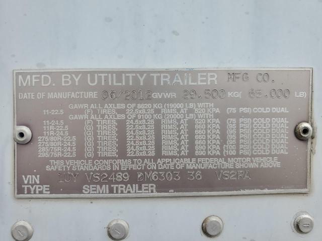 1UYVS2489DM630336 - 2013 UTILITY VS2RA Weiß Foto 10