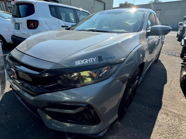 SHHFK7G43MU216467 - 2021 HONDA CIVIC SPORT GRAY photo 2