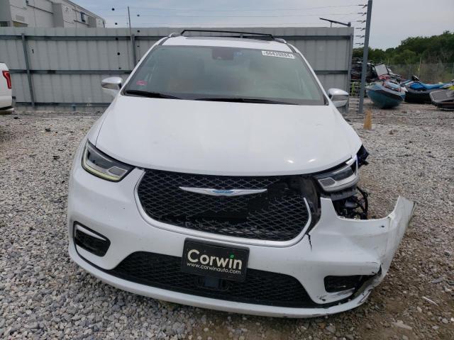 2C4RC1N72MR562472 - 2021 CHRYSLER PACIFICA HYBRID PINNACLE WHITE photo 5