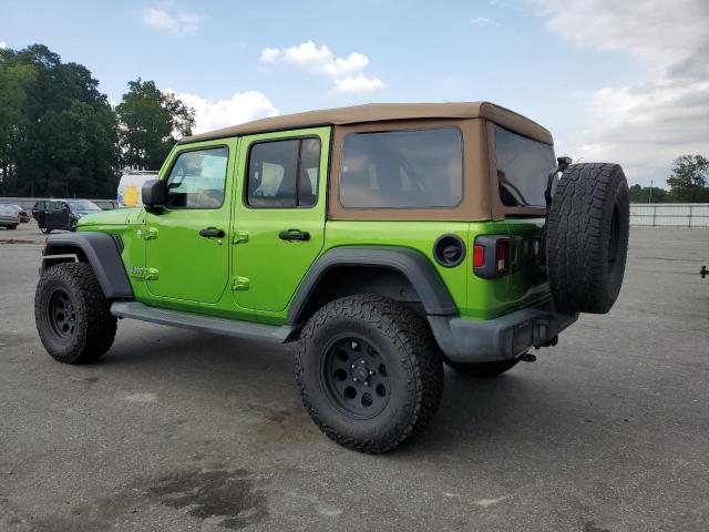 1C4HJXDG9KW664877 - 2019 JEEP WRANGLER U SPORT Կանաչ լուսանկար 2