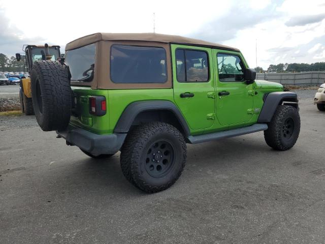1C4HJXDG9KW664877 - 2019 JEEP WRANGLER U SPORT Կանաչ լուսանկար 3