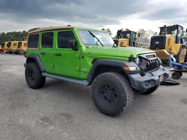 1C4HJXDG9KW664877 - 2019 JEEP WRANGLER U SPORT Կանաչ լուսանկար 4