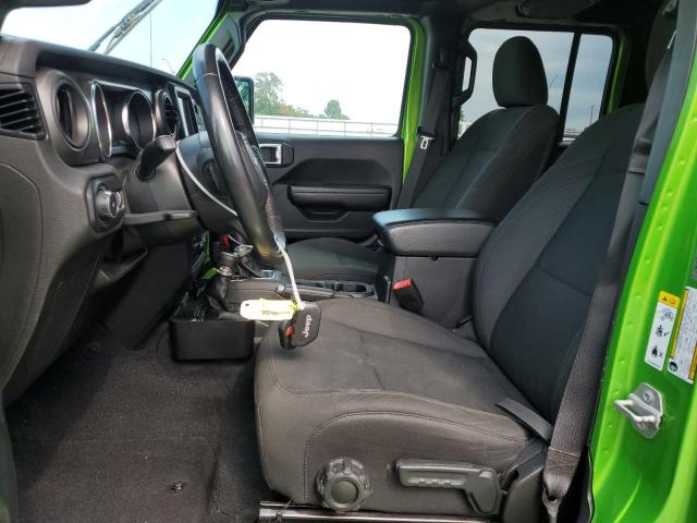 1C4HJXDG9KW664877 - 2019 JEEP WRANGLER U SPORT Կանաչ լուսանկար 7