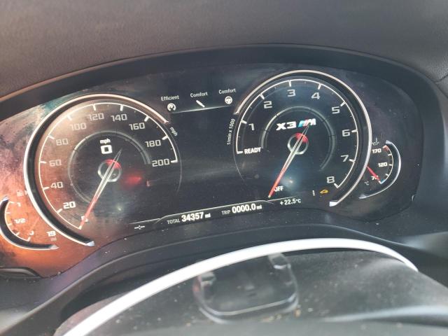 5YMTS0C00LLT10341 - 2020 BMW X3 M COMPETITION BLACK photo 9