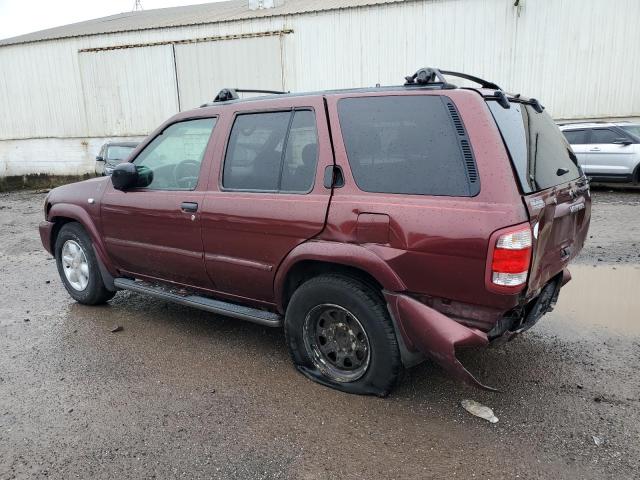 JN8DR07Y11W519015 - 2001 NISSAN PATHFINDER LE 勃艮第红 照片 2