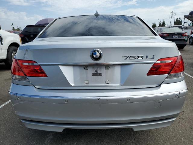 WBAHN83516DT31047 - 2006 BMW 750 LI SILVER photo 6