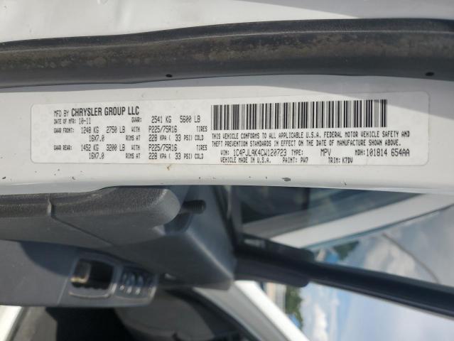 1C4PJLAK4CW120723 - 2012 JEEP LIBERTY SPORT WHITE photo 14