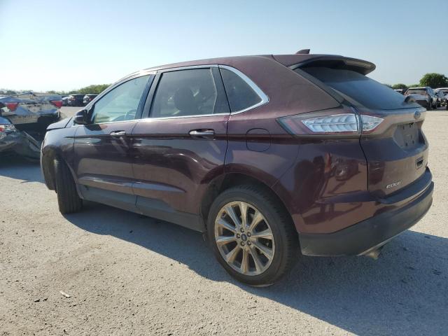 2FMPK3K83HBB26971 - 2017 FORD EDGE TITANIUM MAROON photo 2